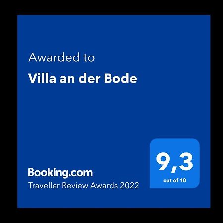 Villa An Der Bode Thale Exterior photo